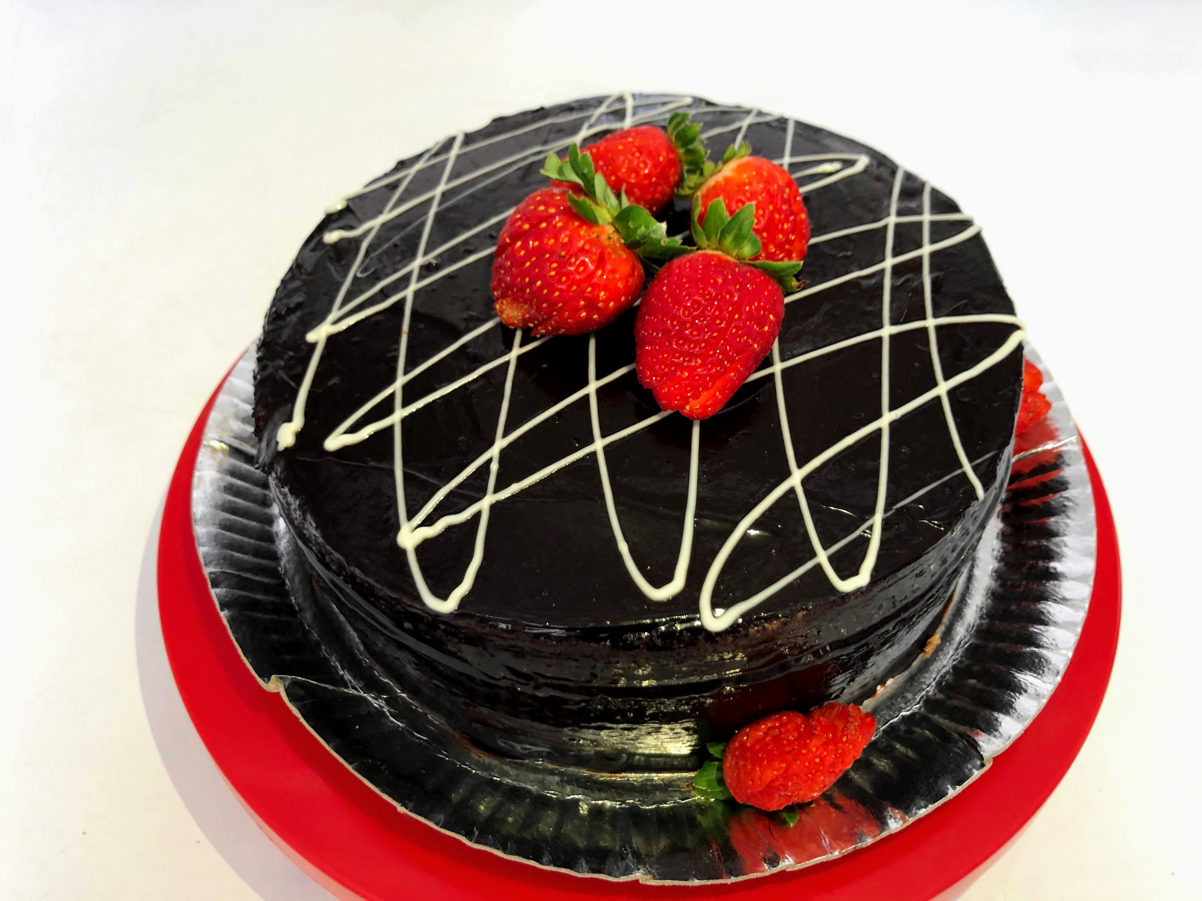 Torta Chocolate com Morango